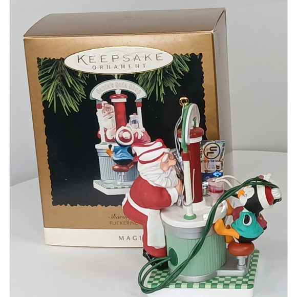 Hallmark Ornament: 1996 Sharing a Soda - Picture 1 of 11